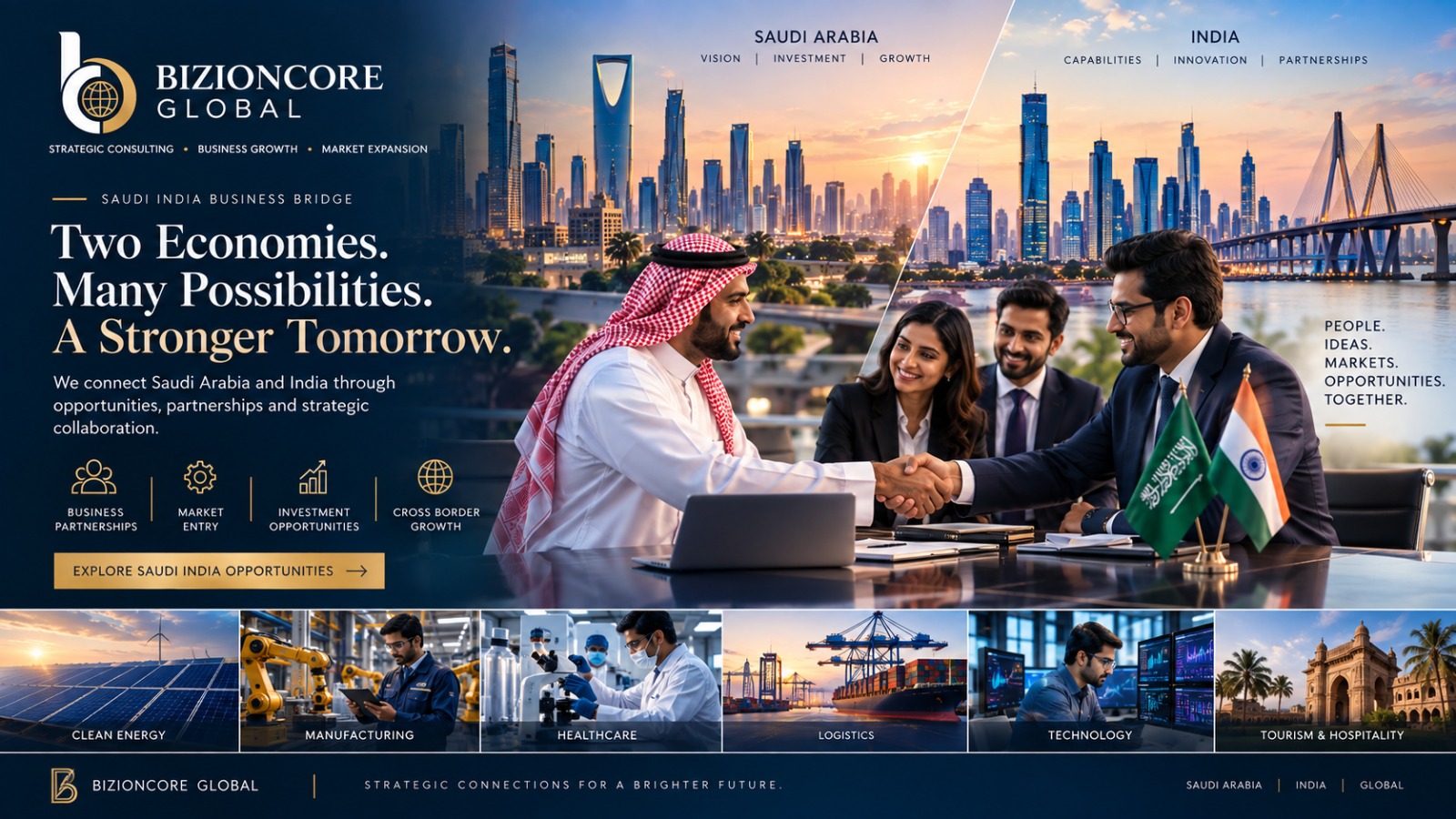 Saudi Arabia and India Bilateral Commercial Corridor &mdash; Two Economies. Many Possibilities.